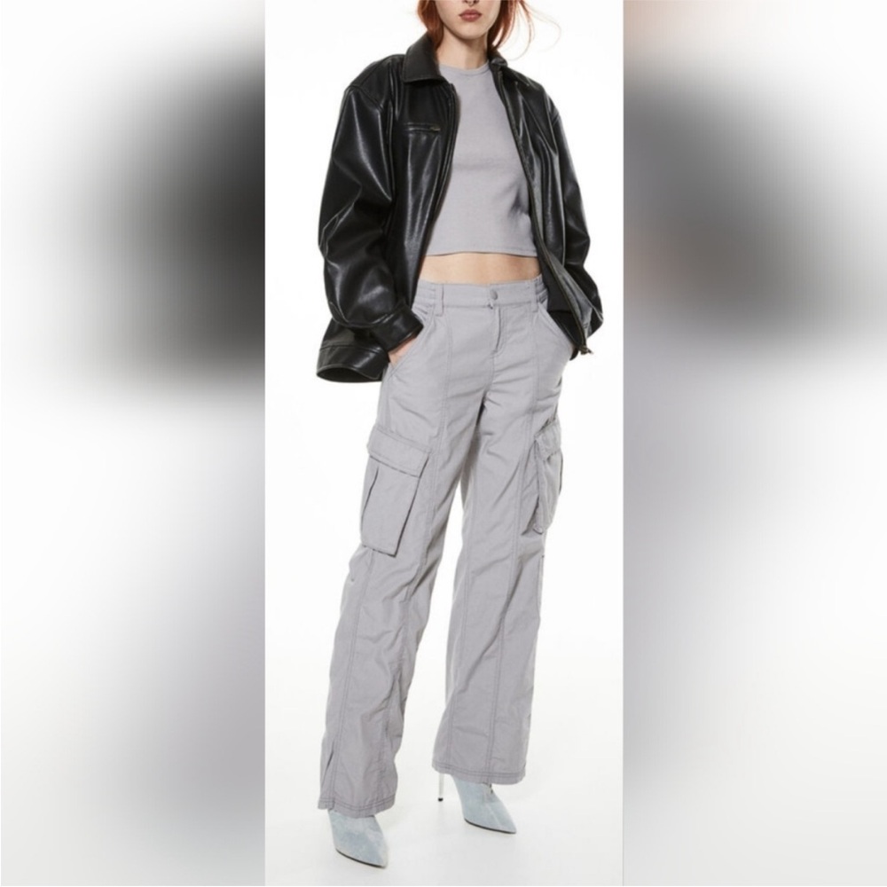 Gray Cargo Pants